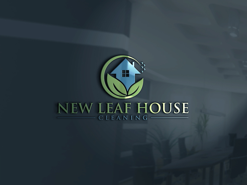 Logo Design by Oaxaqueña for New Leaf House cleaning | Design #16424391