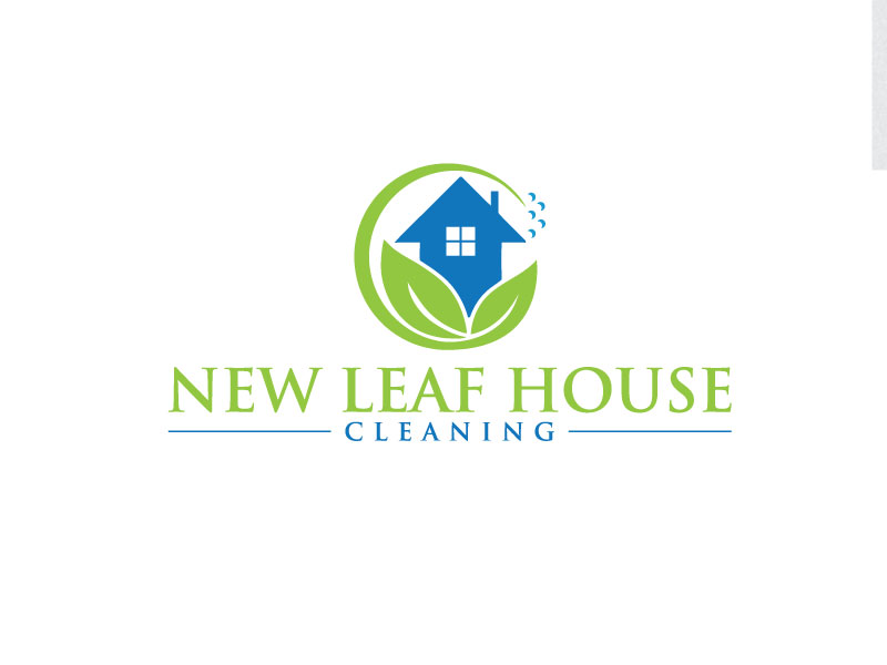 Logo Design by Oaxaqueña for New Leaf House cleaning | Design #16424393