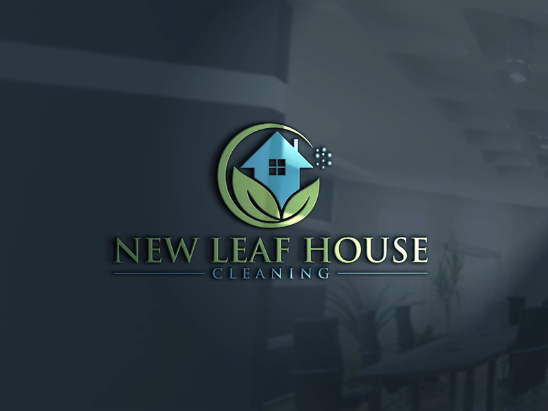 Logo Design by Oaxaqueña for New Leaf House cleaning | Design #16430778