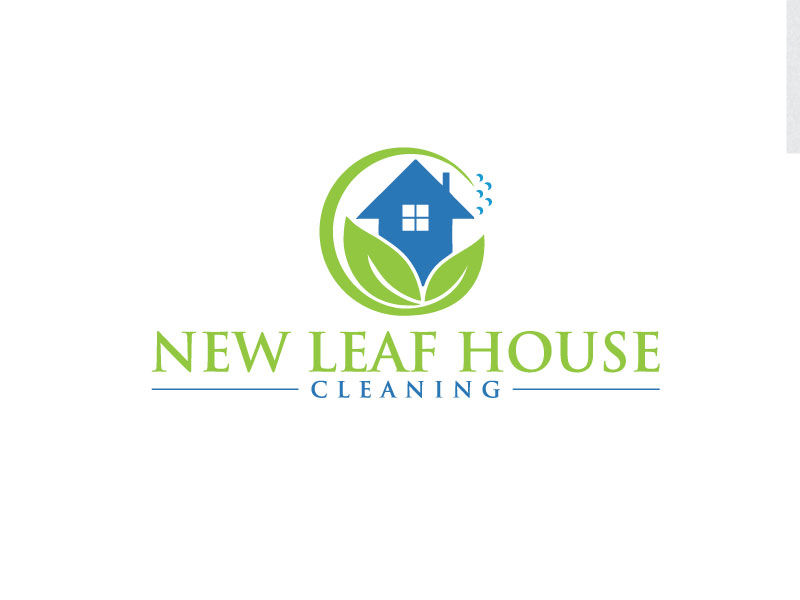 Logo Design by Oaxaqueña for New Leaf House cleaning | Design #16439997