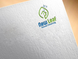 Logo Design by zebronicgraphic for New Leaf House cleaning | Design: #16448082
