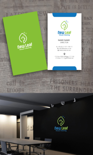 Diseño de Logo por zebronicgraphic para New Leaf House cleaning | Diseño: #16448086