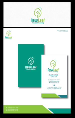 Diseño de Logo por zebronicgraphic para New Leaf House cleaning | Diseño: #16448845
