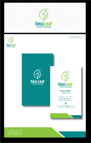 Diseño de Logo por zebronicgraphic para New Leaf House cleaning | Diseño: #16448846