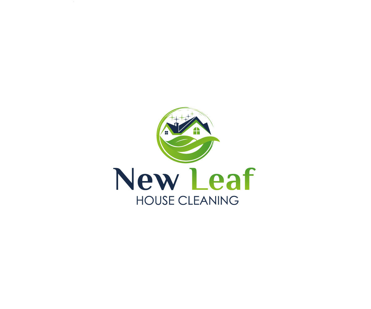 Logo Design by Unicgraphs for New Leaf House cleaning | Design #16429191