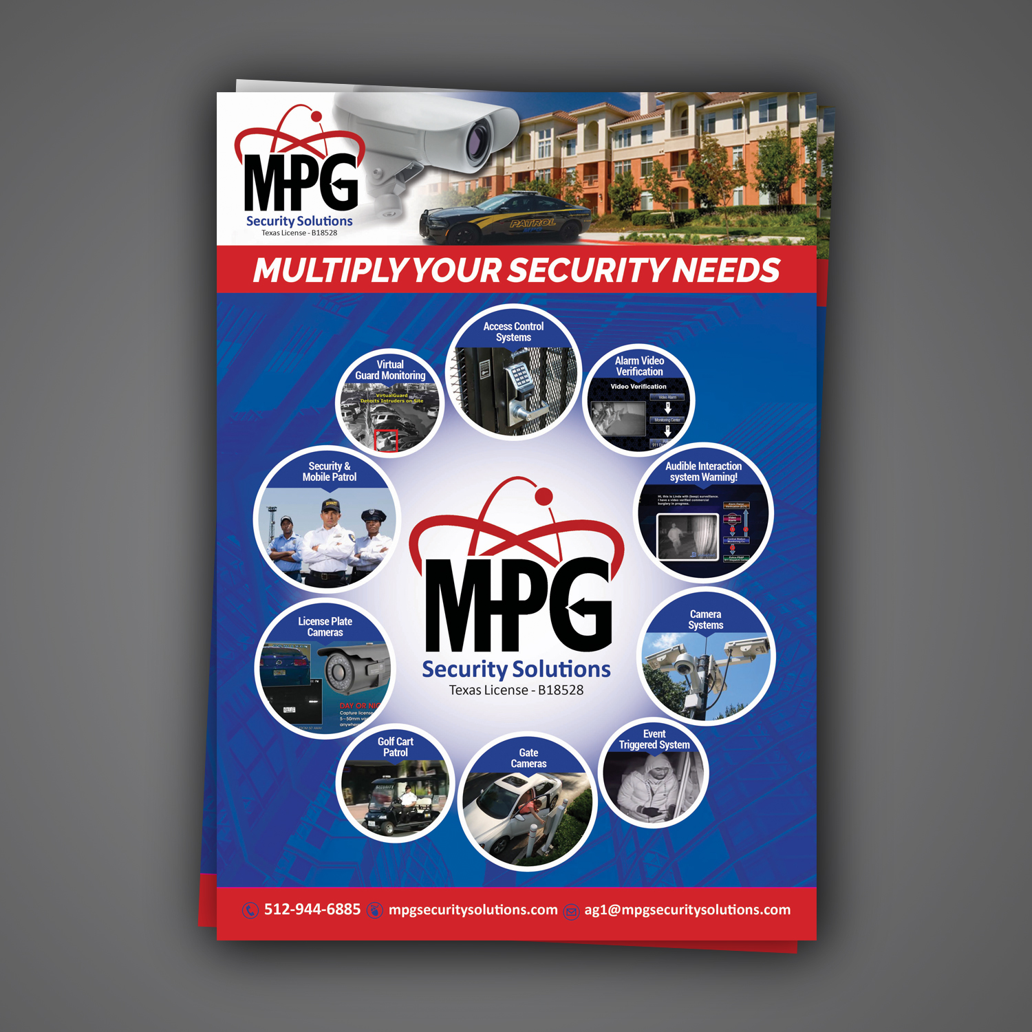Flyer Design by Mariyam Khan for MPG Security Solutions | Design #16452434