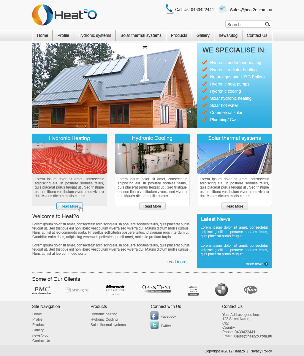 Web Design by Creative Studio for this project | Design #627939