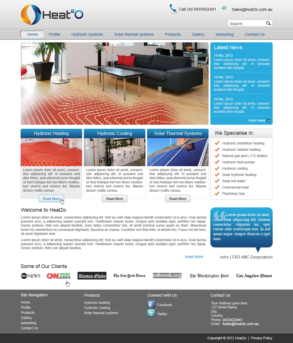 Web-Design von Creative Studio für dieses Projekt | Design #628205