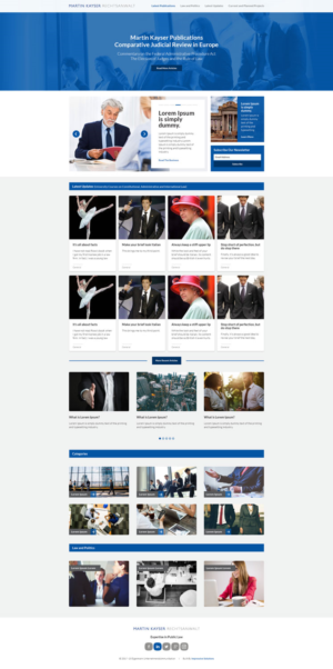 Web Design by Impressive Solutions for publiclaw.ch | Design: #16532829