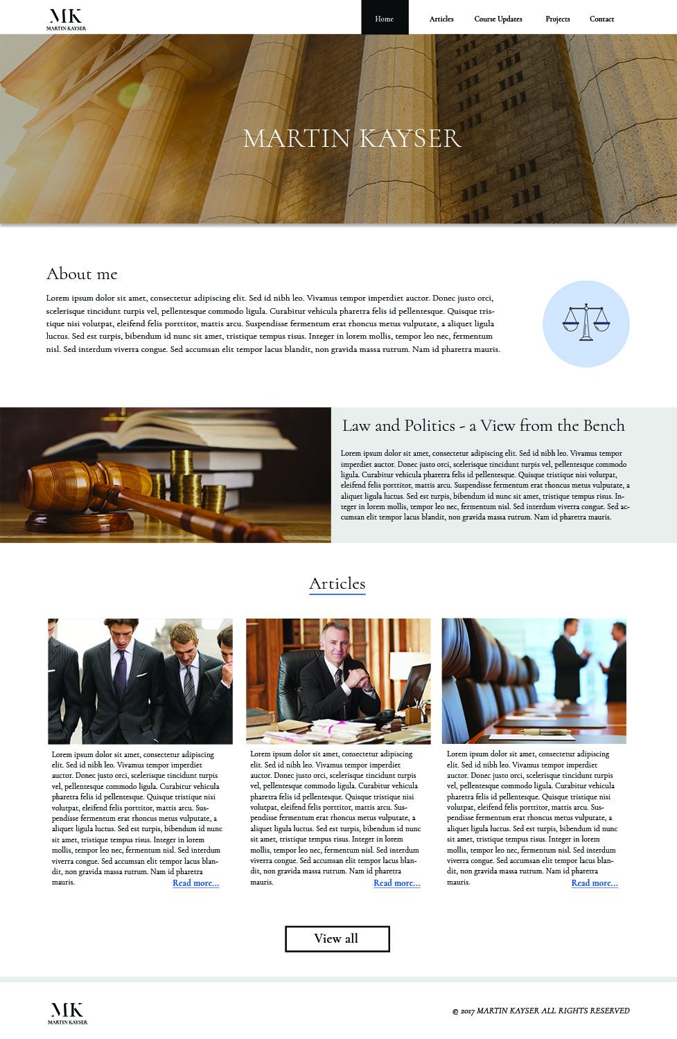 Web Design by FrutlWorks for publiclaw.ch | Design #16499372