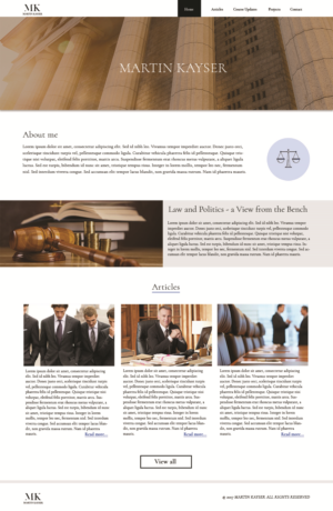 Web Design par FrutlWorks pour publiclaw.ch | Design : #16499372