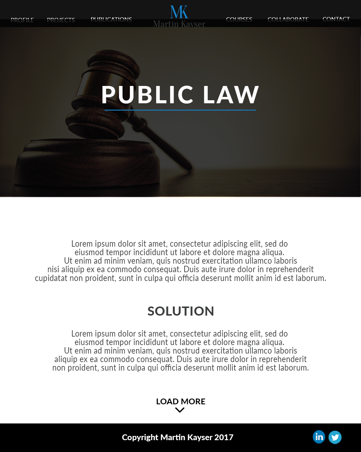 Web Design by webubb for publiclaw.ch | Design #16515456