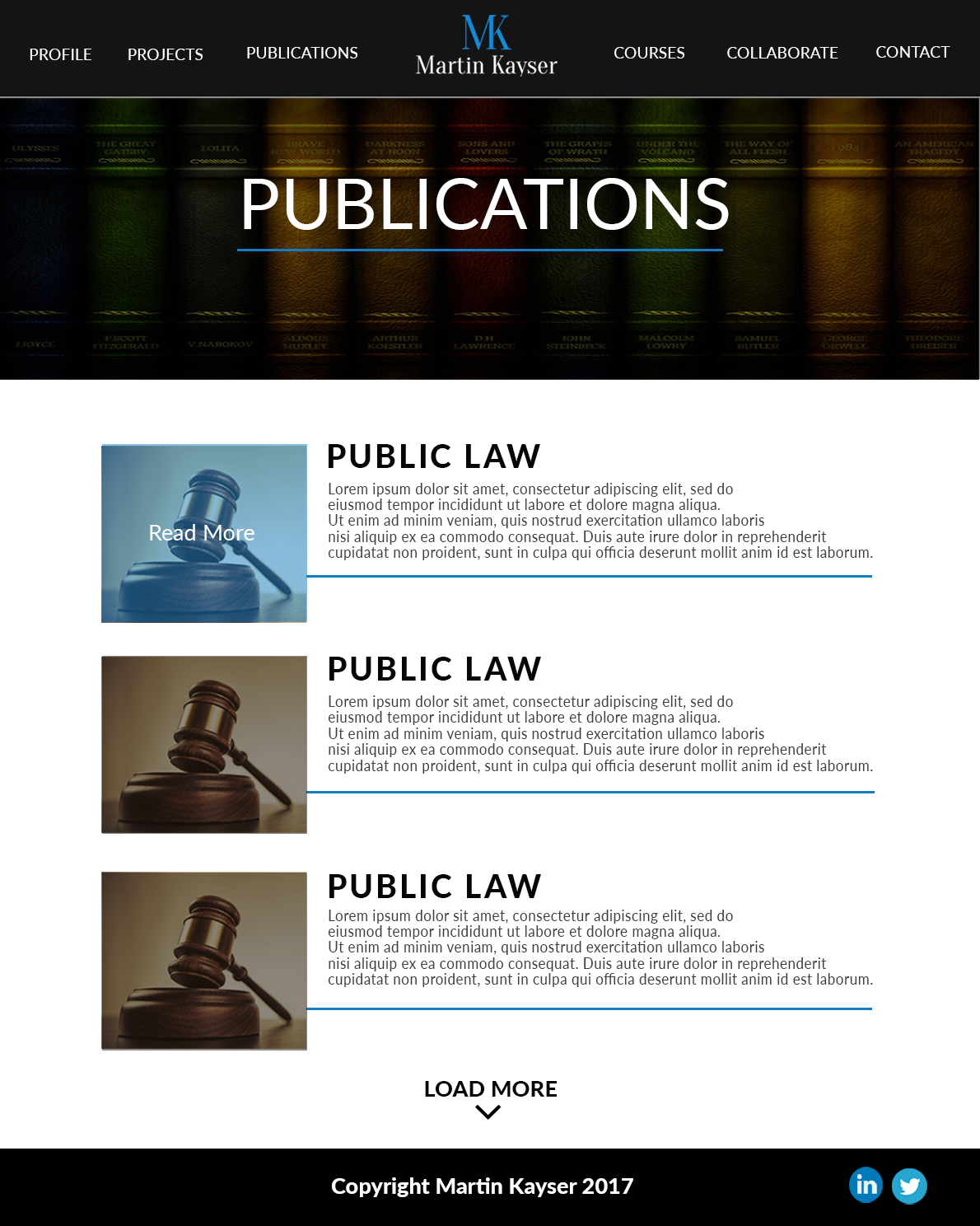 Web Design by webubb for publiclaw.ch | Design #16515457