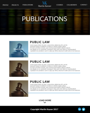 Web Design par webubb pour publiclaw.ch | Design : #16515457