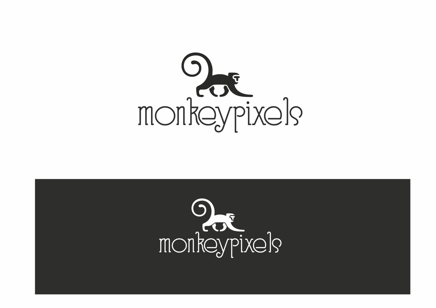 Logo Design by Marinescu Rozalia for Monkeypixels | Design #16511145