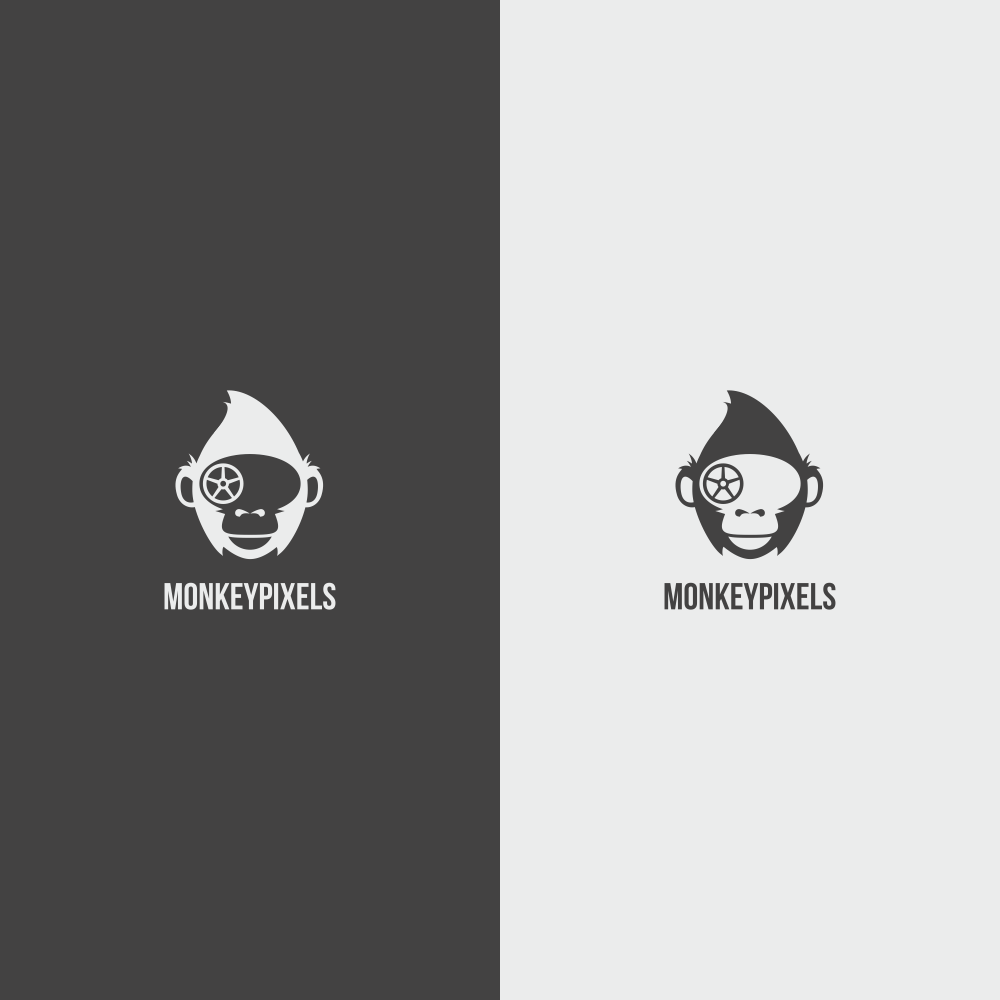 Logo Design by lamp for Monkeypixels | Design #16437021