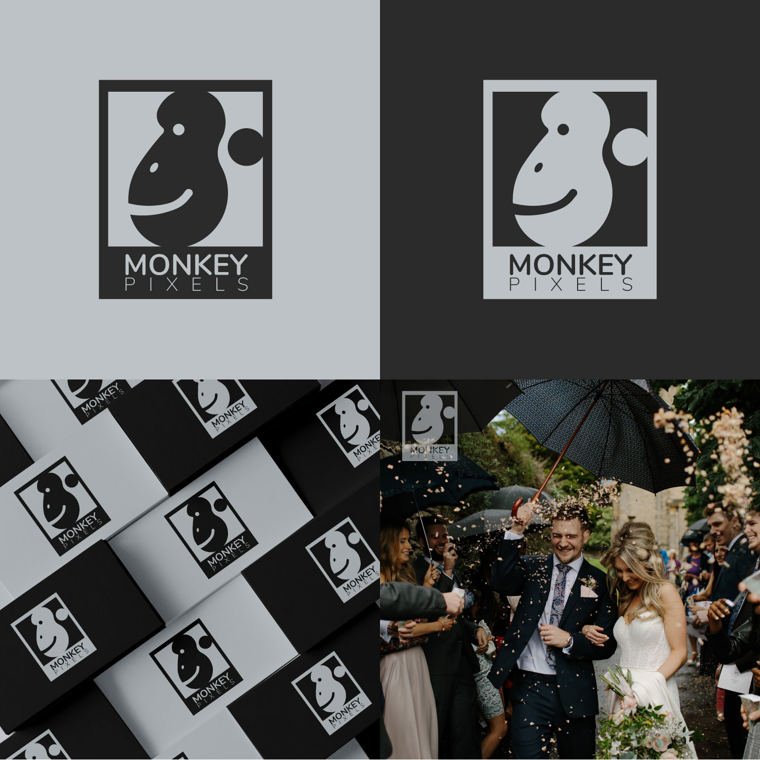 Logo Design by Adham.ashraf for Monkeypixels | Design #16435451