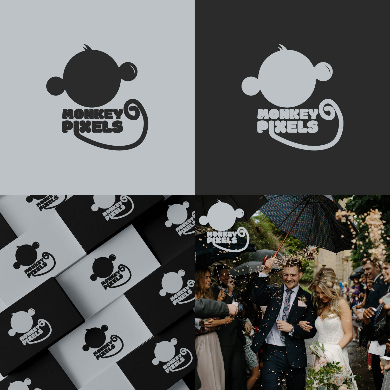 Logo Design by Adham.ashraf for Monkeypixels | Design #16435453