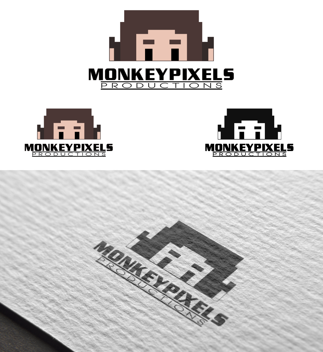 Logo Design by Ruxcel Works for Monkeypixels | Design #16437803