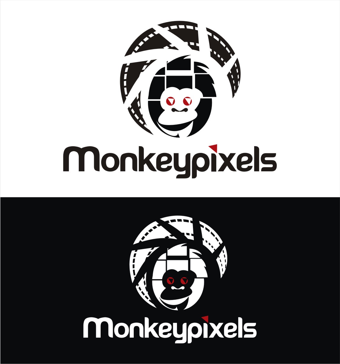 Logo Design by Soul Light for Monkeypixels | Design #16423924
