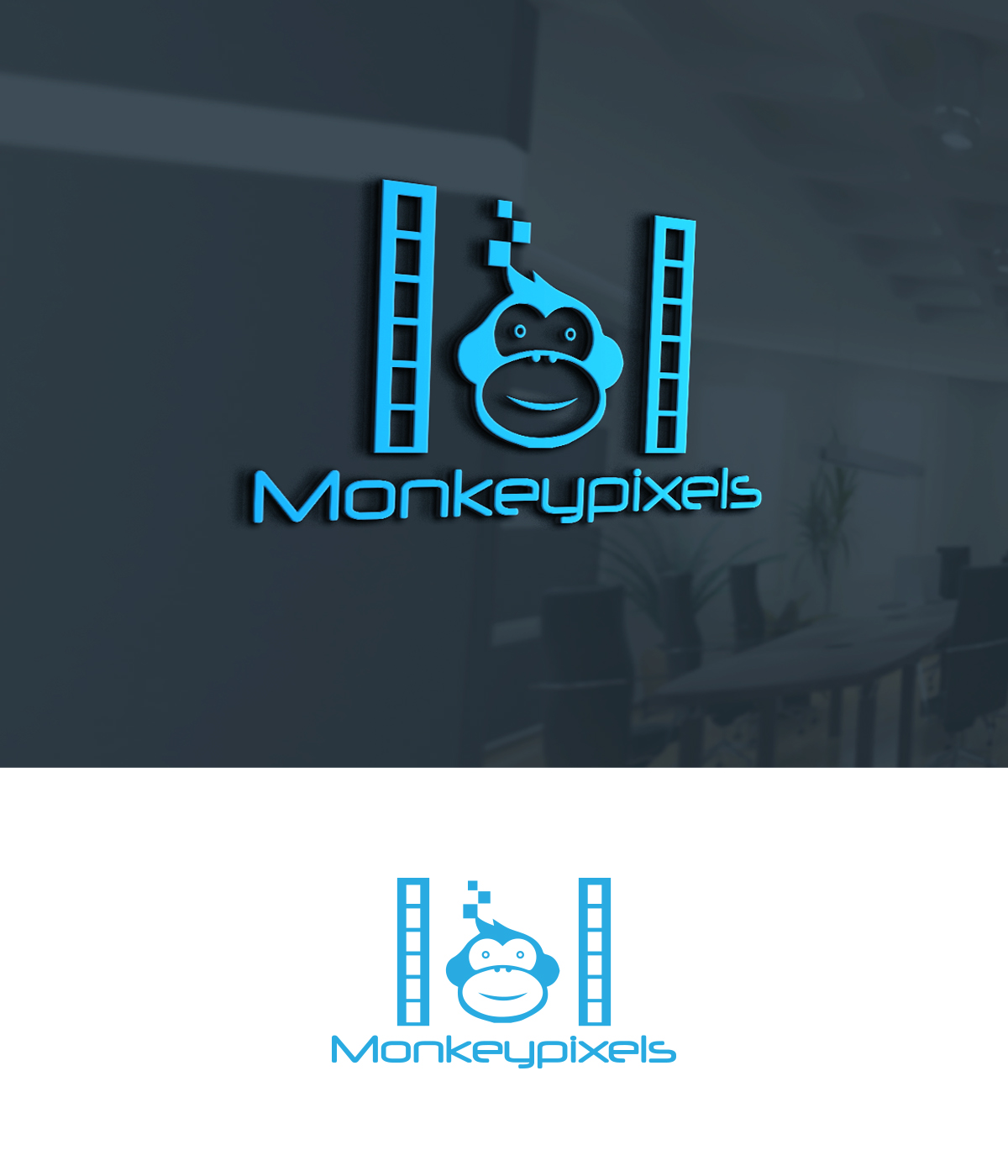 Logo-Design von supercreative für Monkeypixels | Design #16428908
