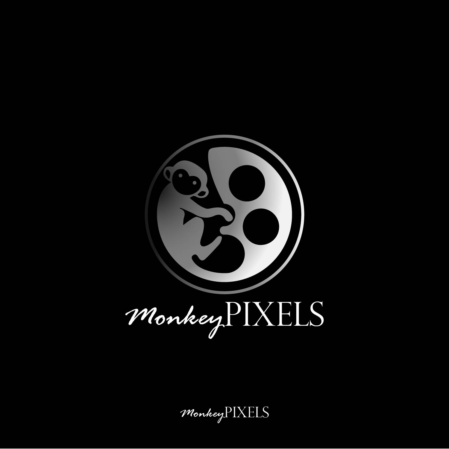 Logo Design by goujjaneyoussef for Monkeypixels | Design #16483326