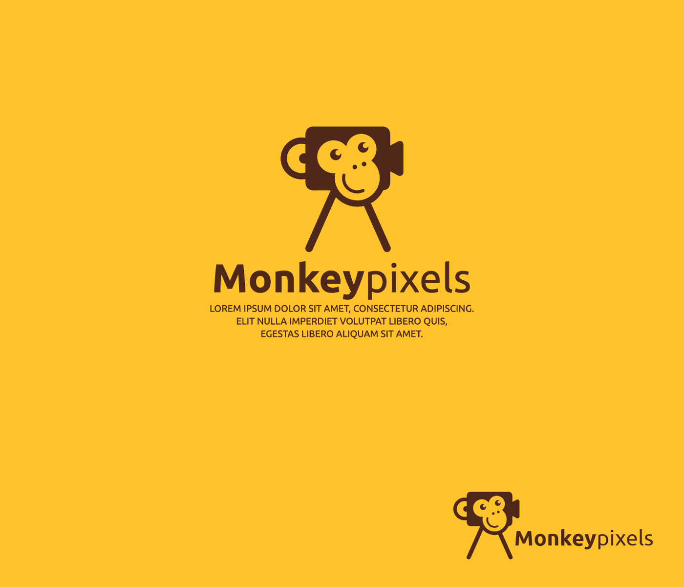 Logo-Design von dan-D-dan für Monkeypixels | Design #16457245