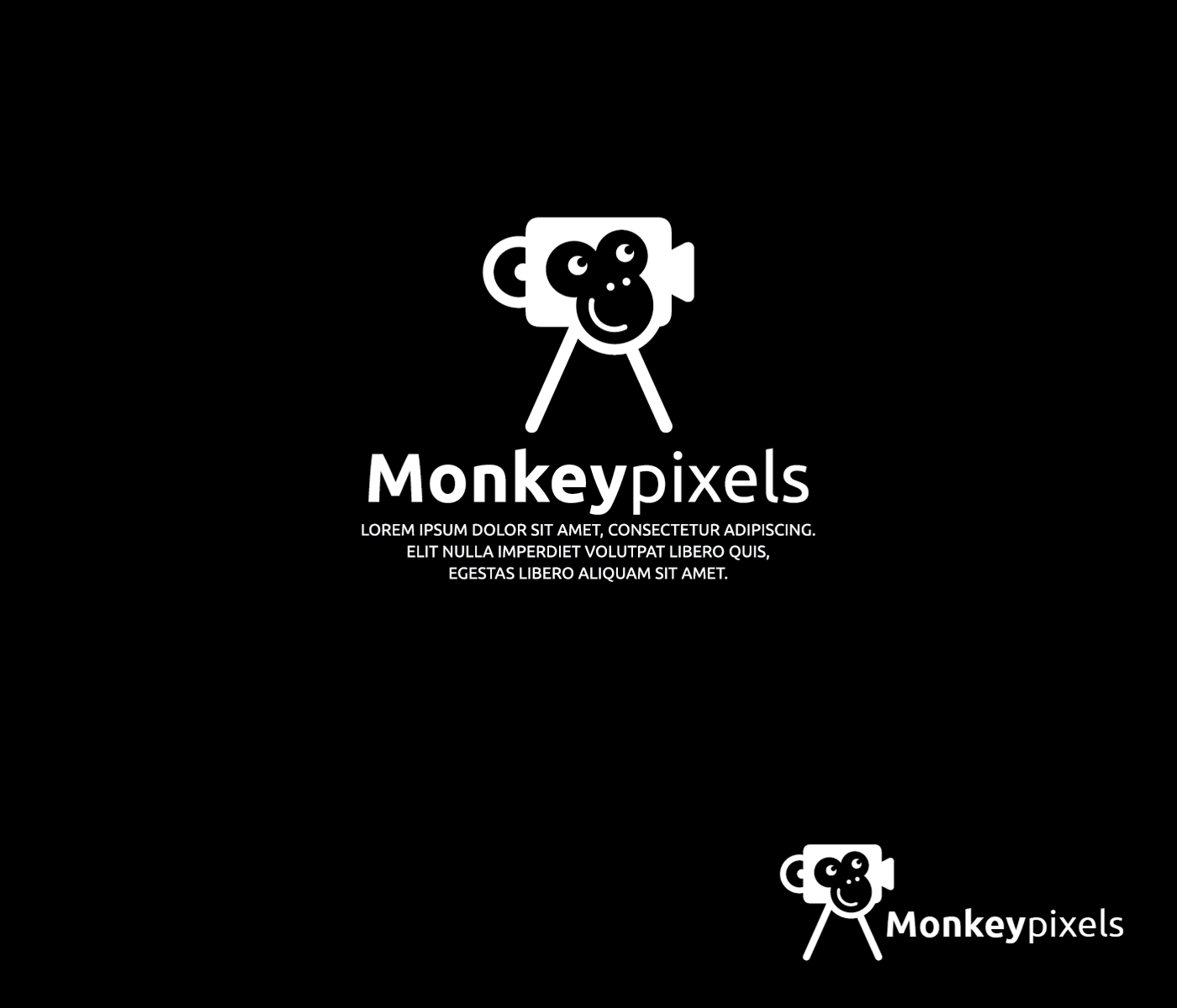 Logo Design by dan-D-dan for Monkeypixels | Design #16457247