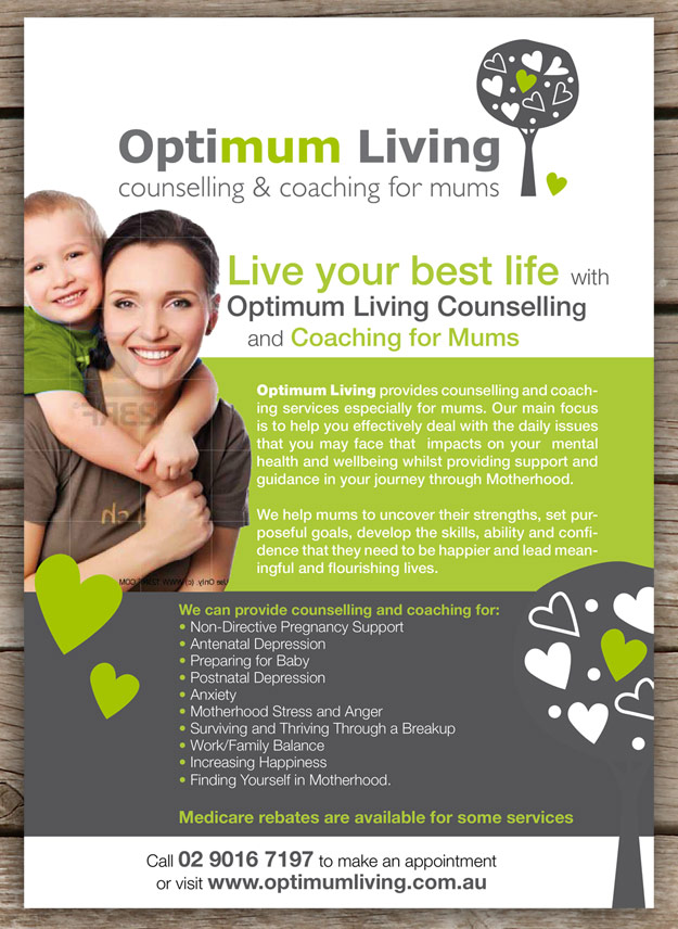 Flyer Design by san011 for Optimum Living | Design #611254