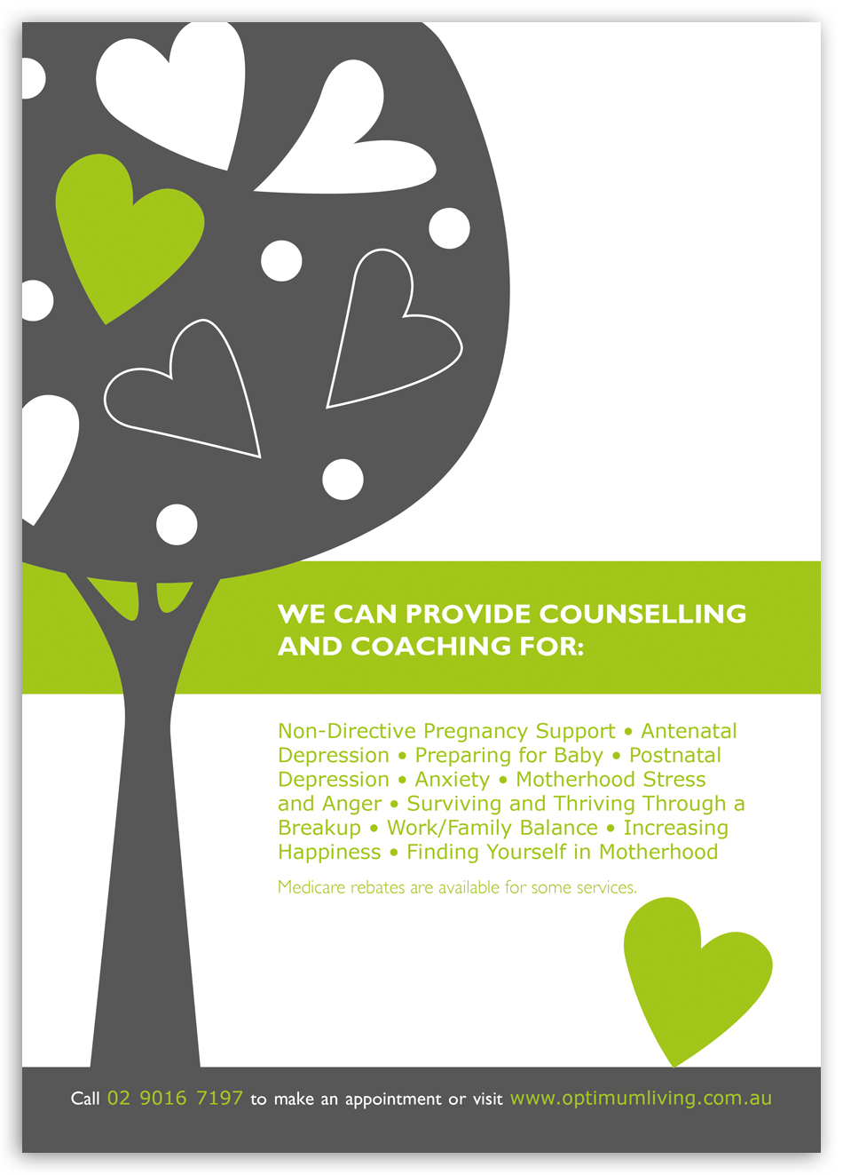 Diseño de Flyer por Bogi para Optimum Living | Diseño #607789