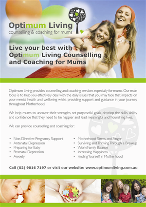Flyer Design by TinyPixel for Optimum Living | Design: #610413