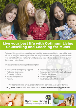 Flyer Design by TinyPixel for Optimum Living | Design #648378