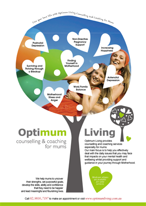 Flyer Design by howcom for Optimum Living | Design #608354