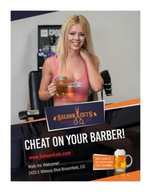 Sexy Barbershop Poster Design Attention Grabber! | Flyer Design by D Creative