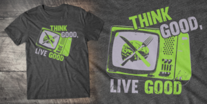 Live good inspirational t-shirt design  | T-Shirt-Design von db1404