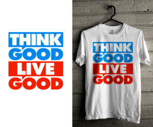 Live good inspirational t-shirt design  | T-Shirt-Design von carina_designs