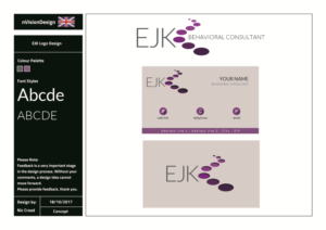 Logo Design by nvisiondesign.co.uk for EJK Behavioral Consulting | Design: #16466672