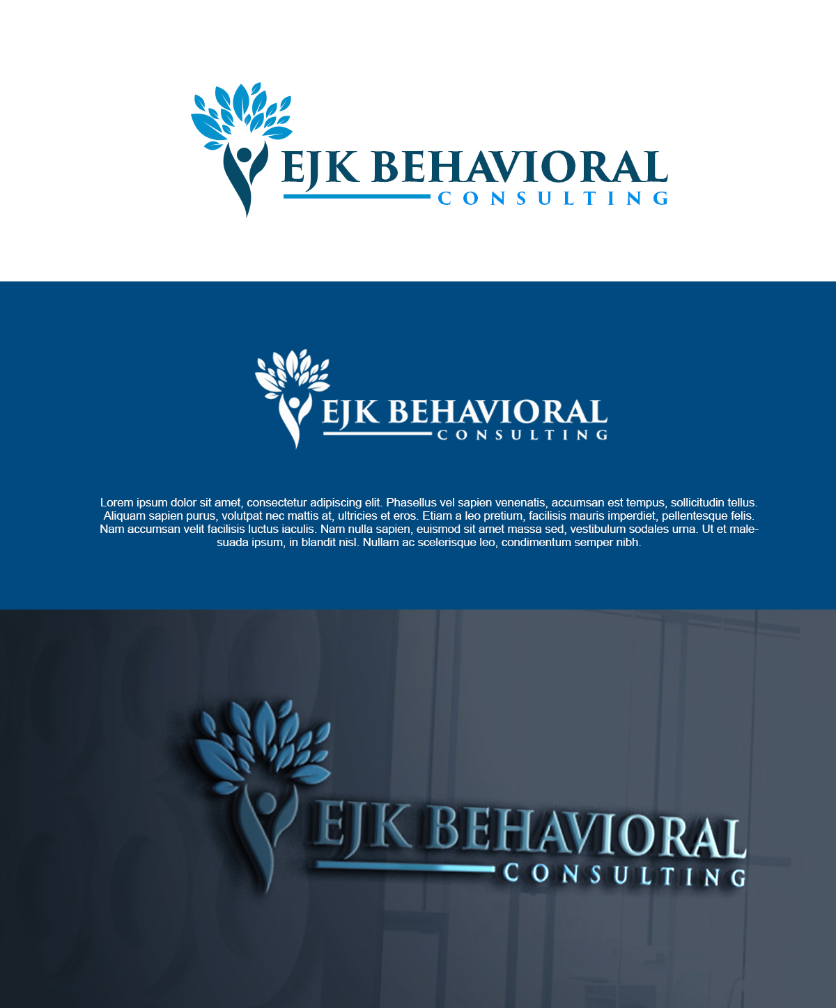 Diseño de Logo por pixelgrapix para EJK Behavioral Consulting | Diseño #16527832