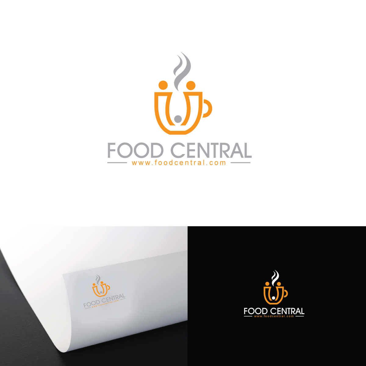 Logo Design by Ana124 for Food Central  |  AFC | Design #16422031