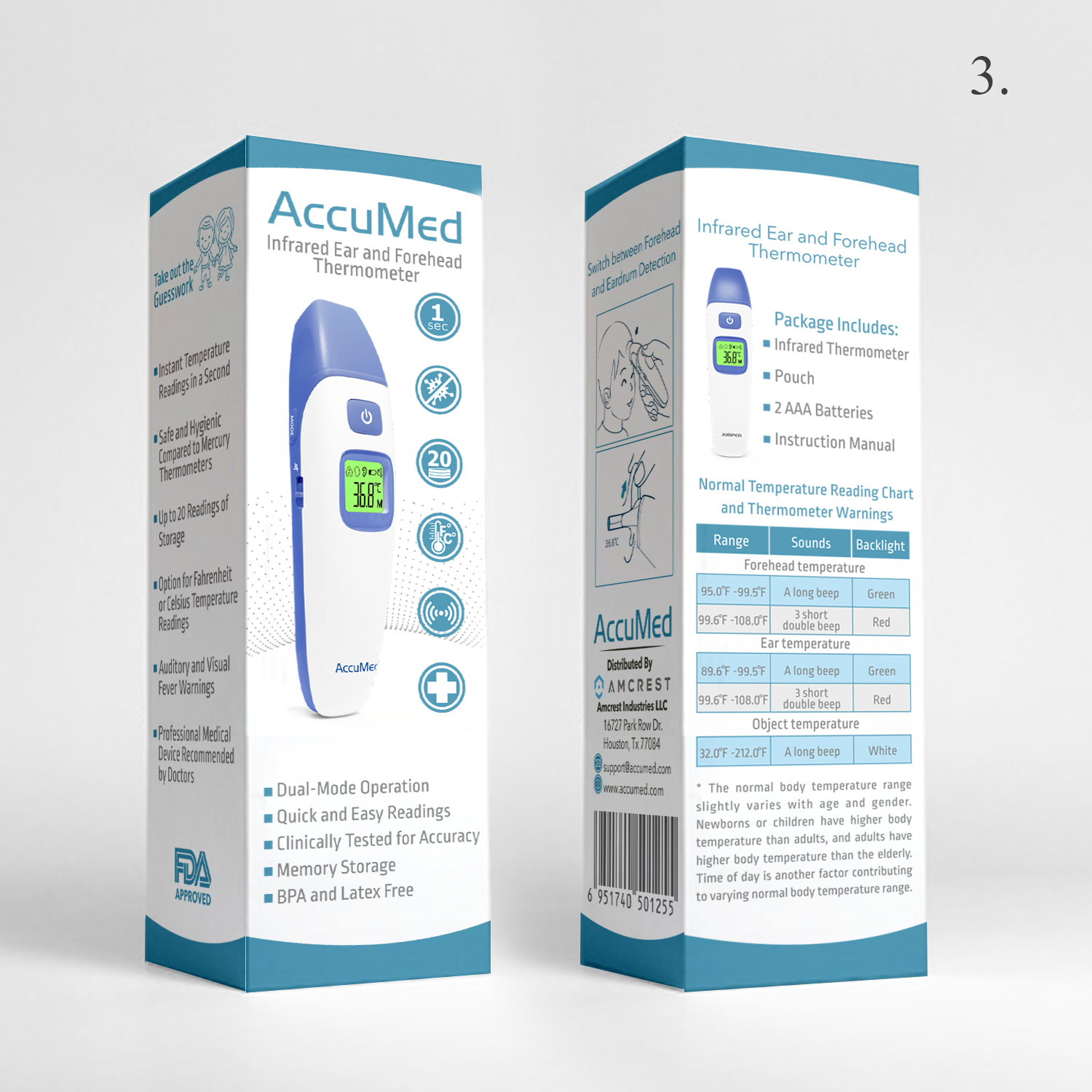 Packaging Design by Polina_pro for Amcrest Industries LLC / Amcrest Global Holdings Ltd | Design #16578966