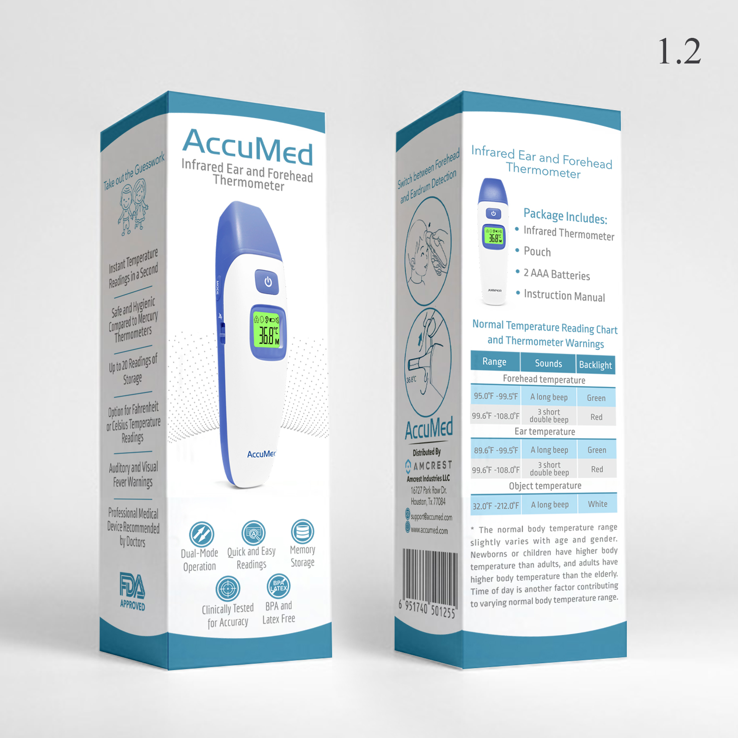 Packaging Design by Polina_pro for Amcrest Industries LLC / Amcrest Global Holdings Ltd | Design #16622556