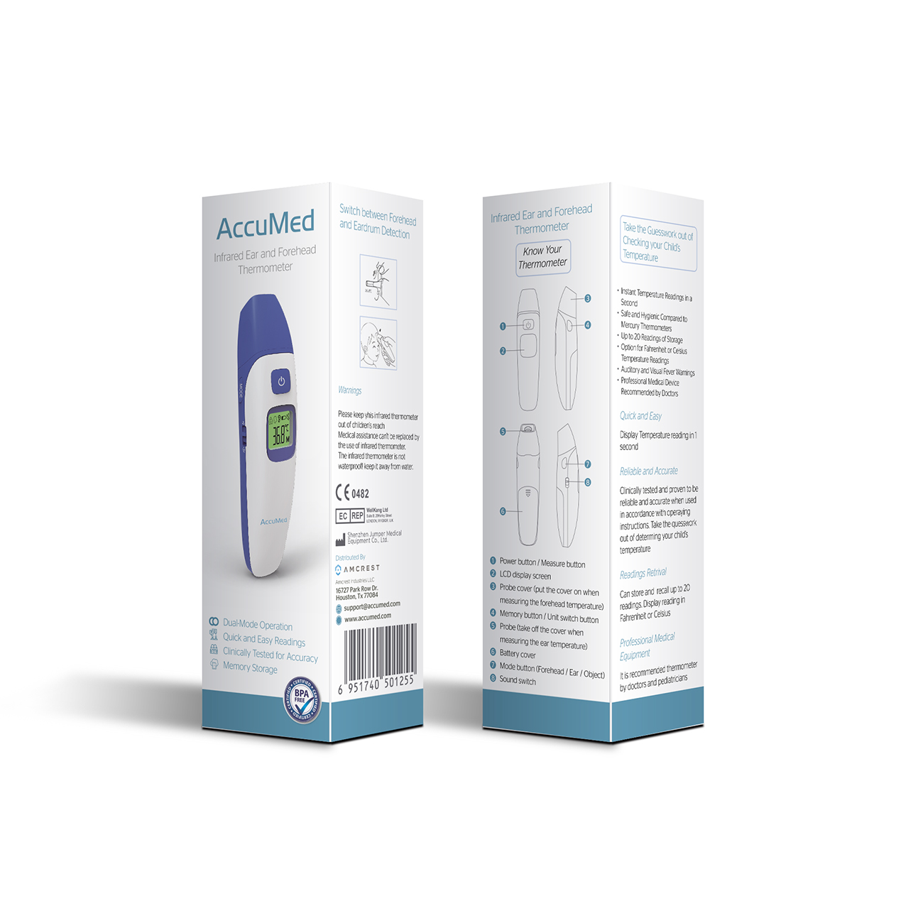 Packaging Design by Shark1 for Amcrest Industries LLC / Amcrest Global Holdings Ltd | Design #16483426