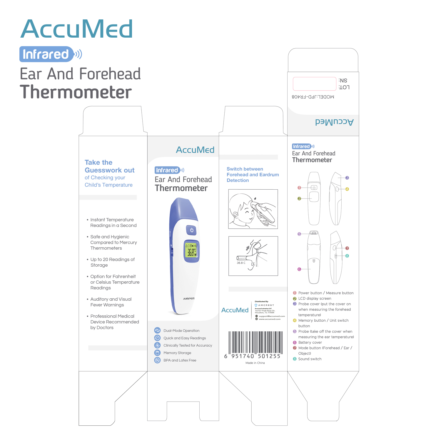 Packaging Design by deBlue swan for Amcrest Industries LLC / Amcrest Global Holdings Ltd | Design #16475244