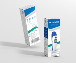 AccuMed Ear & Forehead Thermometer | Diseño de Empaque por Vishal Vishwakarma 