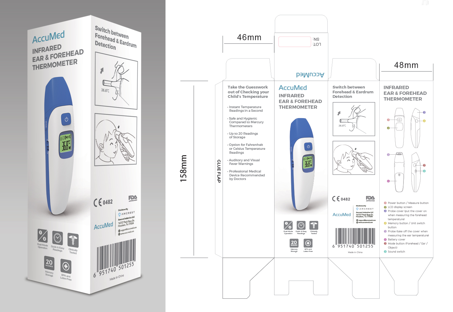 Packaging Design by Conceptartist27 for Amcrest Industries LLC / Amcrest Global Holdings Ltd | Design #16452489