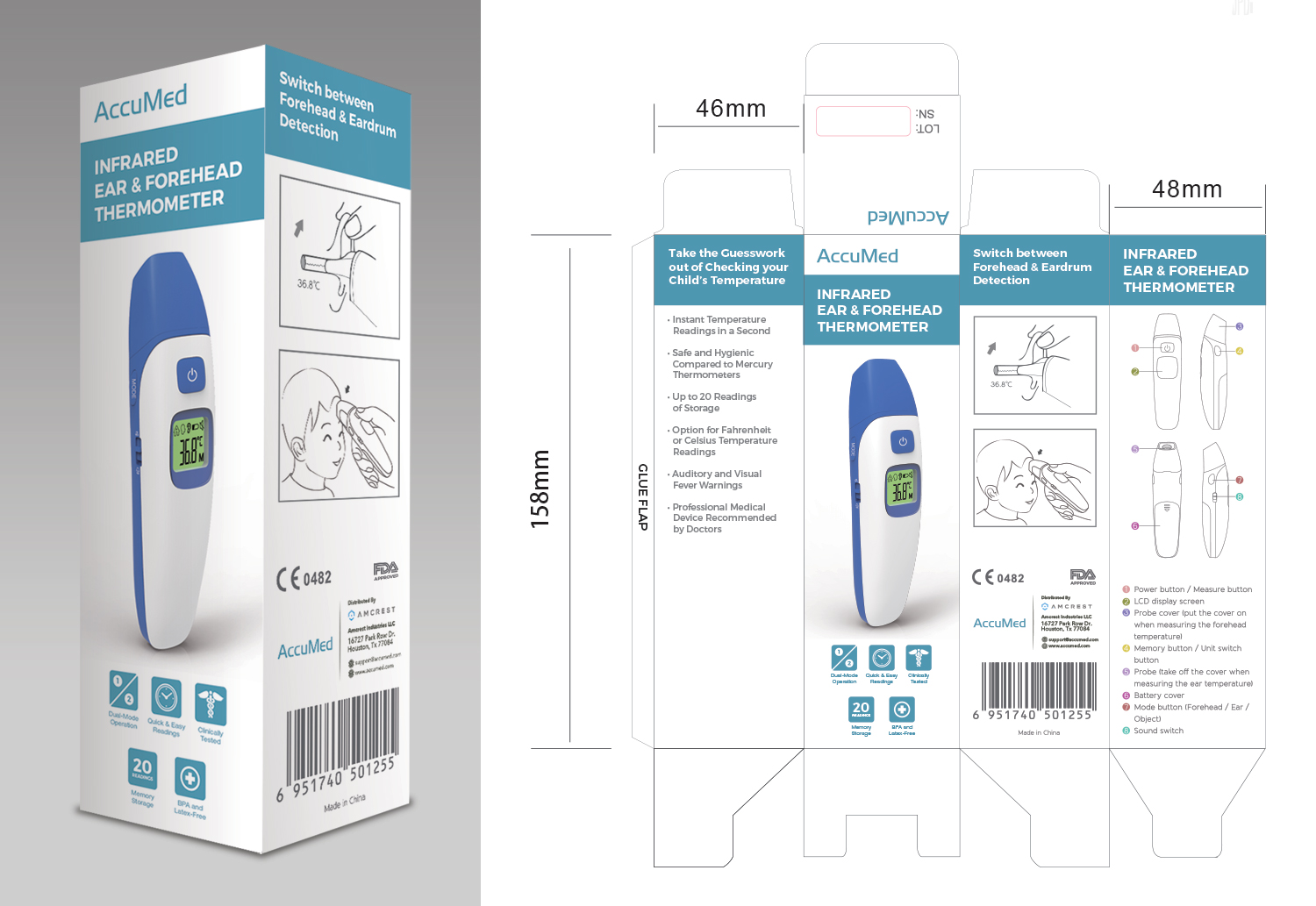 Packaging Design by Conceptartist27 for Amcrest Industries LLC / Amcrest Global Holdings Ltd | Design #16452490