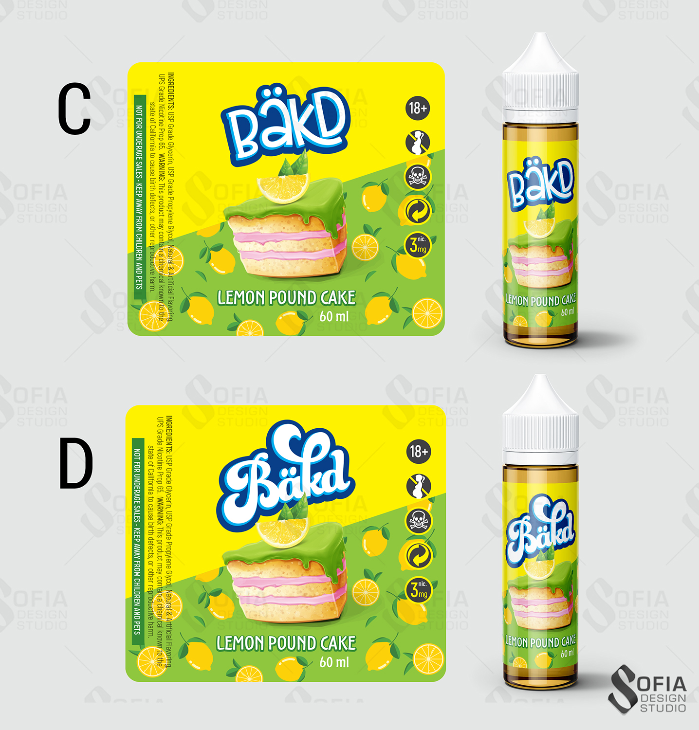Diseño de Etiqueta por SofiaDesignStudio para Saratoga Vapor Store, LLC | Diseño: #16534599
