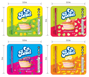 Bäkd eliquid labels - for vapor juice line | Diseño de Etiqueta por SofiaDesignStudio
