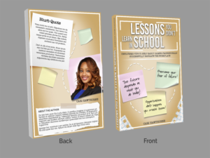 Lessons you didnt learn in school  | Book Cover Design by Lesaba Design