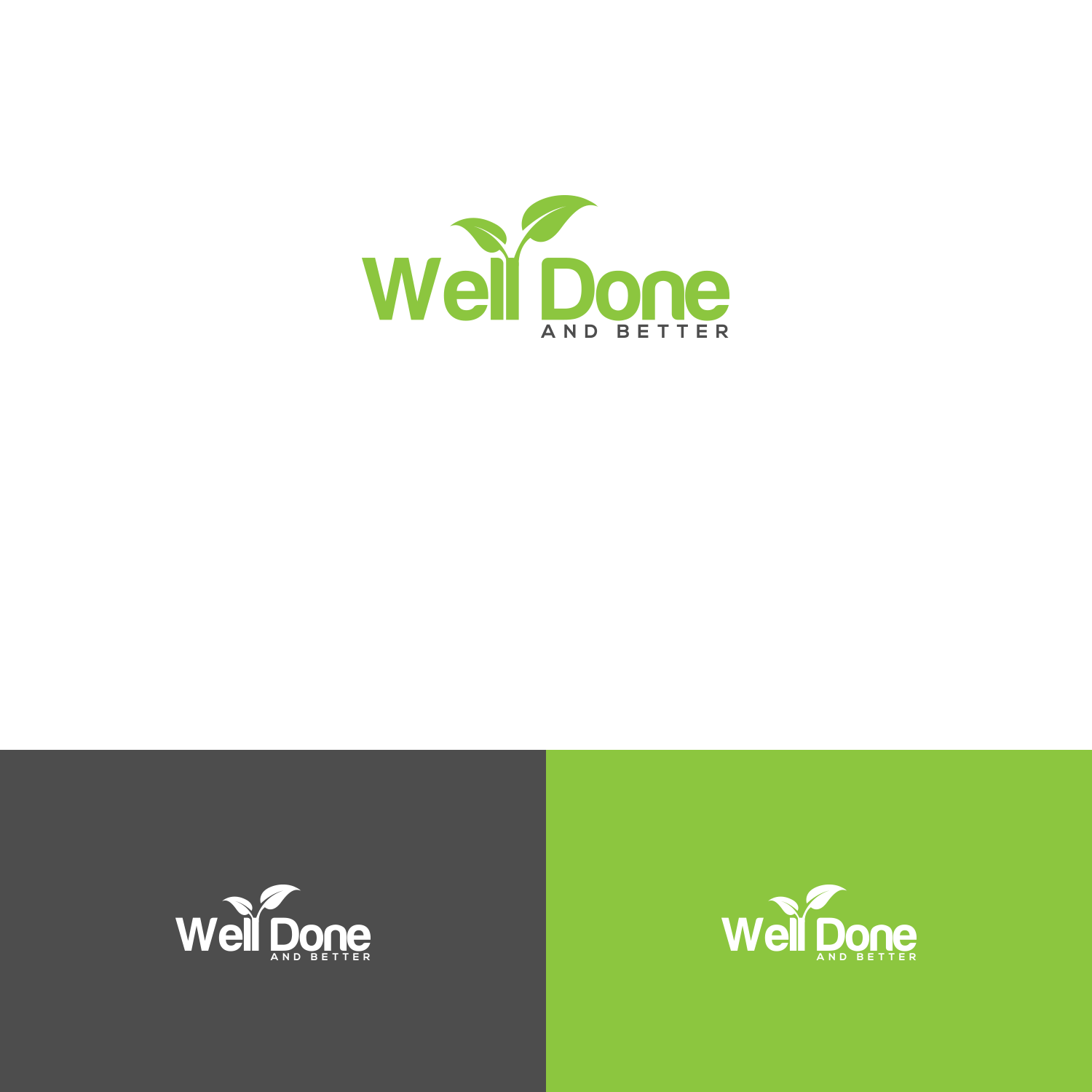 Logo Design by DesignDUO for Well Done and Better | Design #16560972
